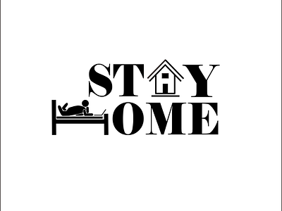 StayAtHome Logo Design logo design stayathome