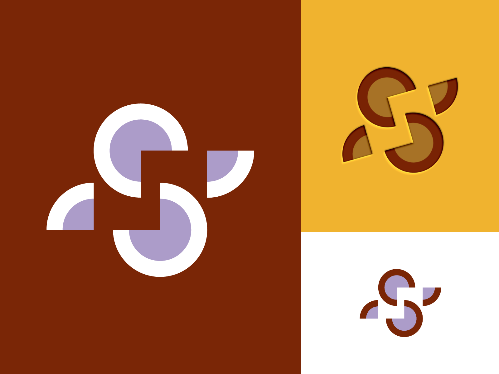 s letter with cake shape