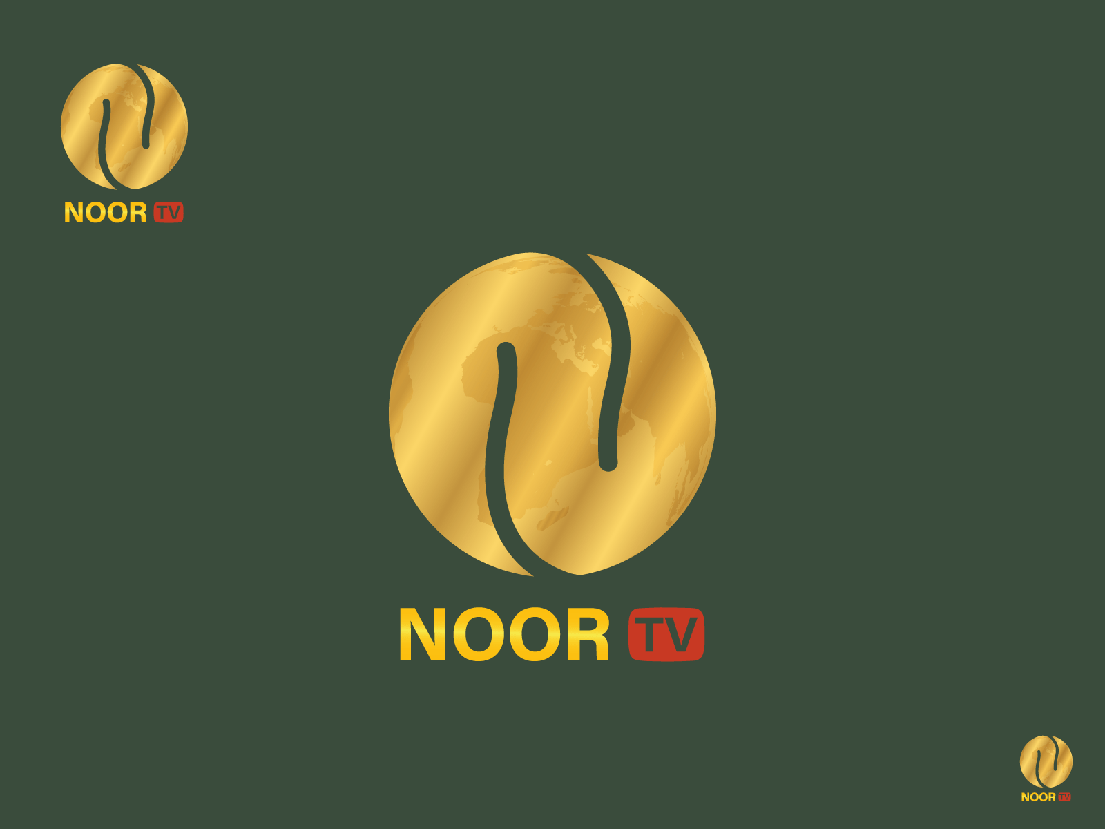 Noor TV brand identity branding icon illustration indentity letter lettermark logo logo design