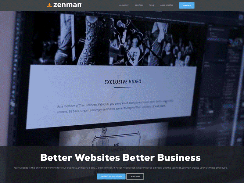 Zenman Crash Course colorado denver gif web design web development zenman