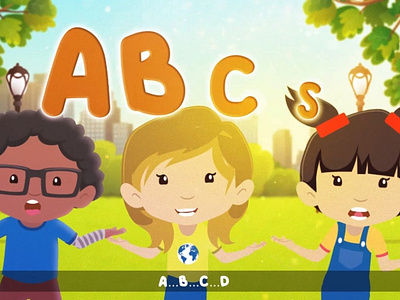 ABC Song - Anideos 2danimation 3d animation branding design explainervideo graphic design illustration illustrator logo ui vector