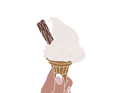 ICECREAM PLEASURE animation app design graphic design icon illustration illustrator logo minimal web