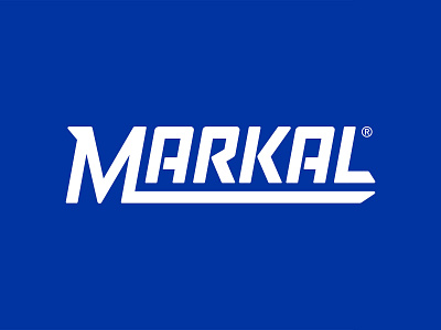 Markal Branding System blue bold branding clean industrial label logo markal marker minimal modern packaging sharp system tagline typography