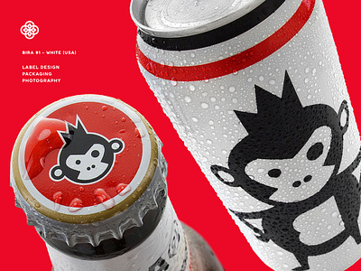 Bira 91 White Packaging branding design packagedesign