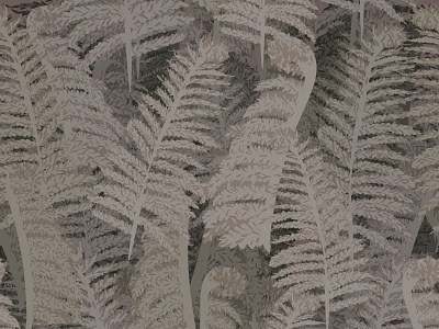 Bleached fern