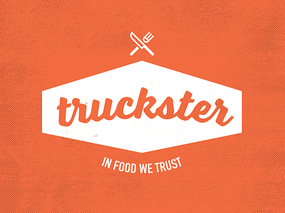Truckster Logo app design food truck graphic locator logo truckster