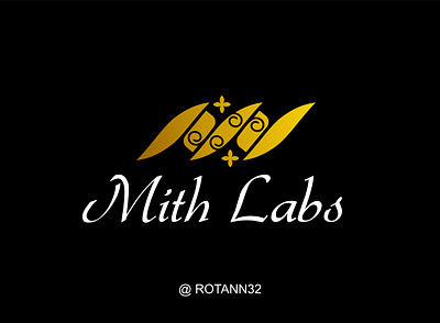 MITHLABS logo ambigram logo minimalist logo minimalist logo design modern logo