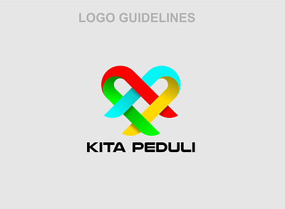KITA PEDULI logo design human rights logo love logo minimalist logo minimalist logo design modern logo