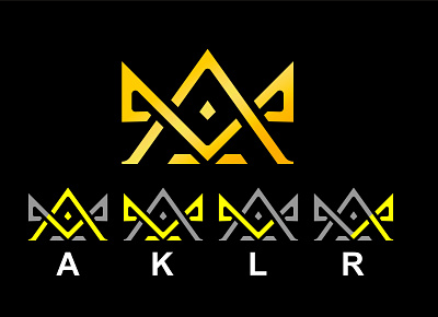 AKLR LOGO CLIENT design lettering logo logo minimalist logo minimalist logo design modern logo monogram logo type logo