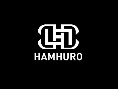 Hamhuro logo concept ambigram branding illustration lettering logo logo minimalist logo minimalist logo design modern logo monogram logo type logo