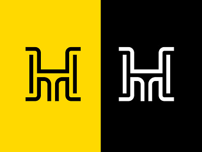 Monogram HT logo concept