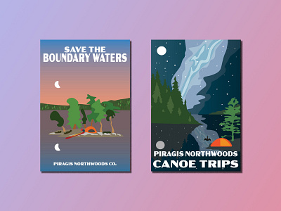 Posters for Campaign to Save the BWCA & Piragis Northwoods Co.