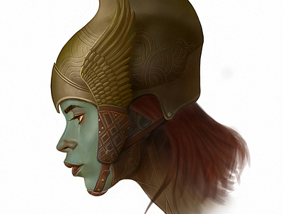 Ancient Female Warrior characterdesign concept art digital illustration female warrior