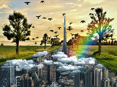 First Heaven design fantasy art image editing imagination photo manipulation wallpaper