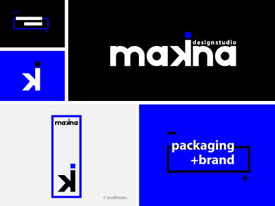 makina LOGO art branding company design dribbble icon illustration logo logos mark packaging studio turkey vector