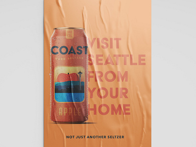 COAST Hard Seltzer - Poster