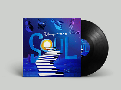 ART AND SOUL adobe adobe contest art and soul concept contest create design disney disney art film illustration music music art new pixar record soul soul music soundtrack vinyl