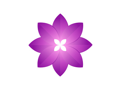 Passion Flower clean illustration logo design