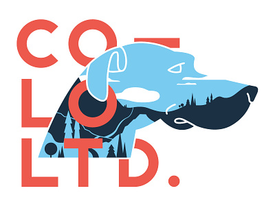 CO—LO Ltd. Doggy blue colo design dog outdoors real estate red white