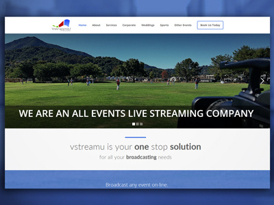 Website for event streaming company cricket event streaming events sports streaming streaming hd weddings