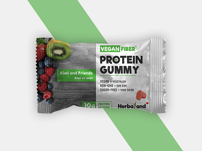 Protein Gummy Packaging Design design gummy packaging pouch supplements vitamins