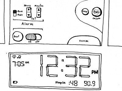 Alarm Clock Sketch 3 sketch