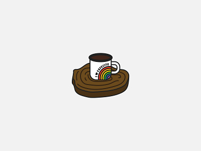 I <3 Cafecito Rainbow Mug