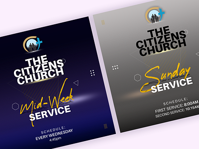 Church Social media post / ads ads banner branding church advert church service design graphic design logo social media post