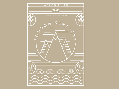 London Kentucky Project design dribble graphic design graphicdesign line line art lineart monoline vector
