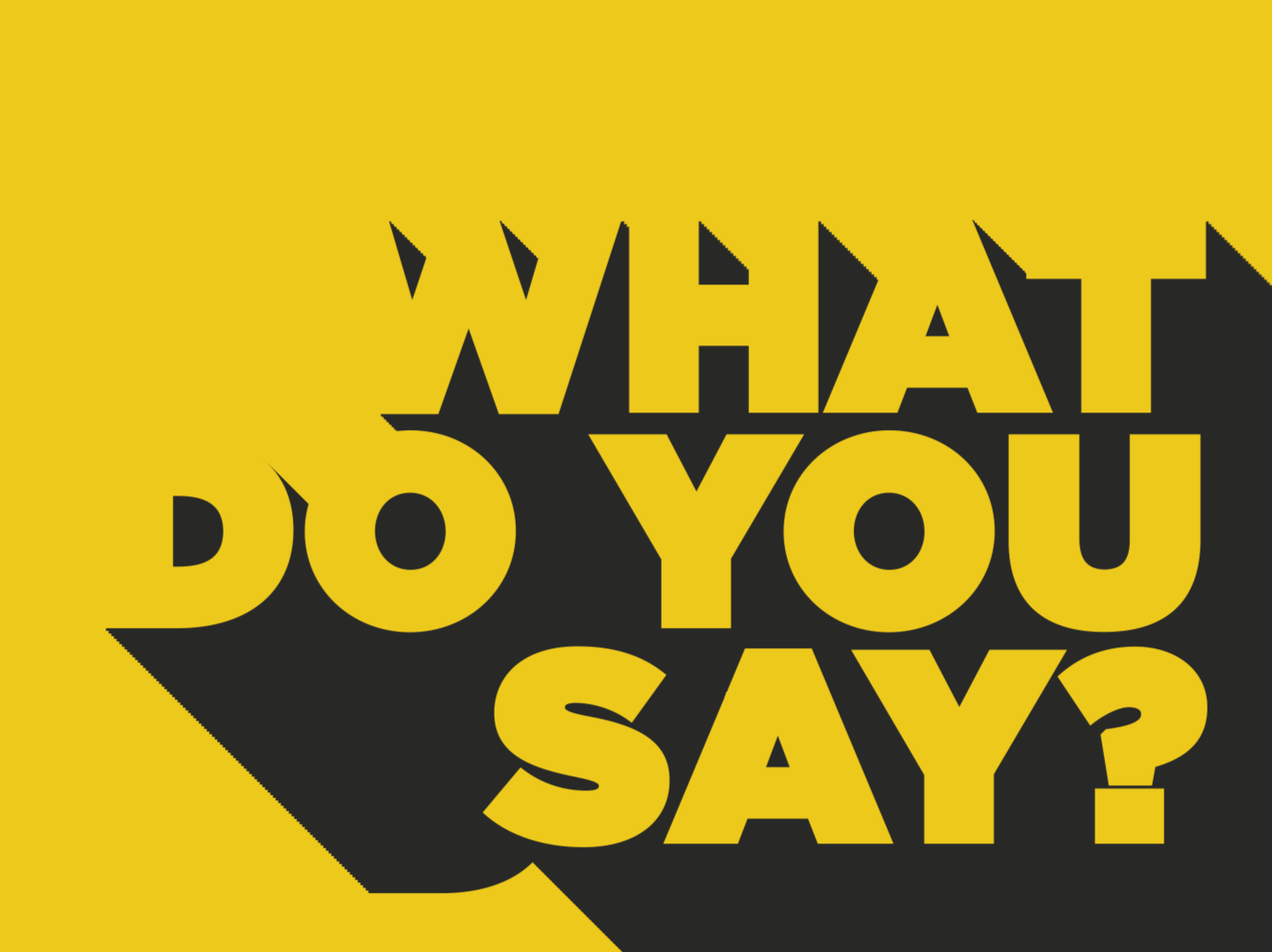 What Do You Say? Series Artwork by Jared Adams on Dribbble