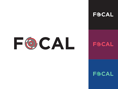 Focal adobe adobe illustrator branding design flat illustration illustrator logo logo design logodesign logos logotype
