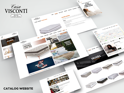 Catalog Website - Casa Visconti ux ui web web design