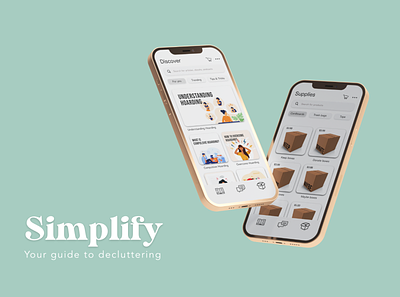 Simplify App app design interaction design ui ux