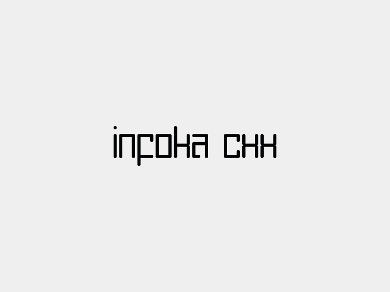 Infoka CXX animation design font font design fonts gif graphic design graphicdesign illustration illustrator photoshop type type design typedesign typeface typeface design typeface. lettering typefaces typography vector