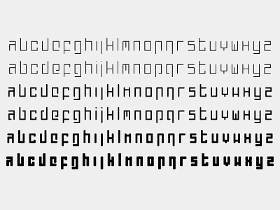 Infoka Typeface [A-Z]