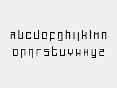 Infoka XX Typeface [A-Z]