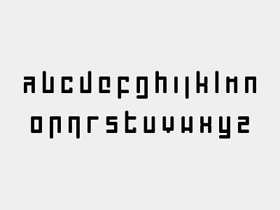 Infoka XXX Typeface [A-Z]