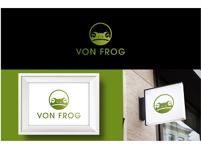 Von Frog design flat graphic design icon illustration illustrator logo minimal vector web