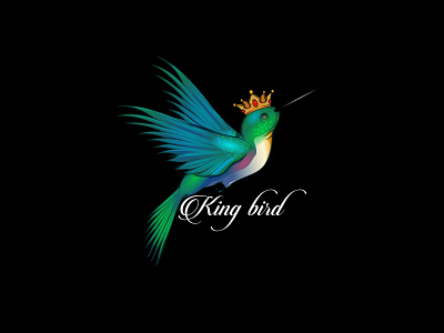 King Bird design graphic design illustration illustrator mascot logo vector