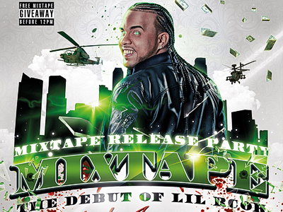 The Mixtape Release Party Flyer - PSD Template