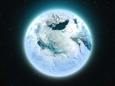 One Layer Style - Ice Age Sphere chrome design effect free layer photoshop planet psd sphere star style sun