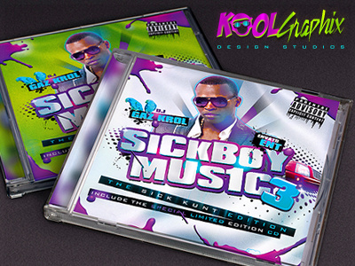 Sickboy Music - Mixtape CD Cover (.psd)