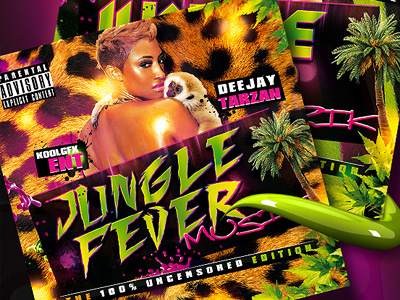 Jungle Fever Music - Mixtape CD Cover (.psd)