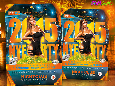 NYE - New Year Eve Flyer Template