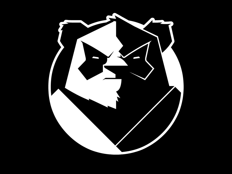 Panda logo (Pedro Martinez Brazilian Jiu-Jitsu) brazilian jiu jitsu fight illustration logo panda pedro martinez