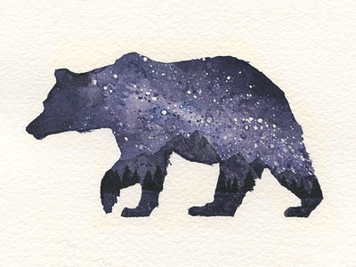 Starry Night - Bear