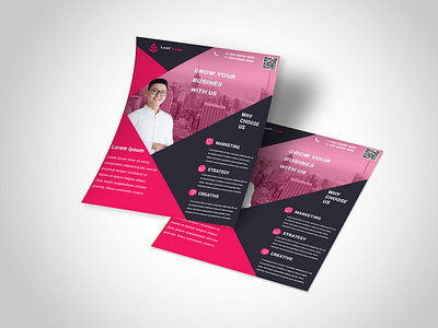 business flyer mockup template