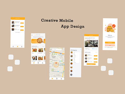 Food app design food app design graphic design ui website design