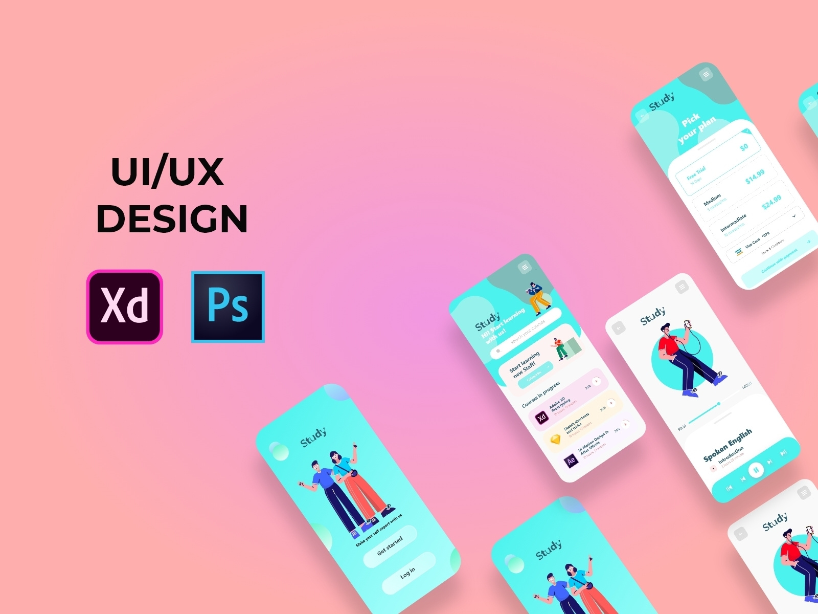 E study app design by riad on Dribbble