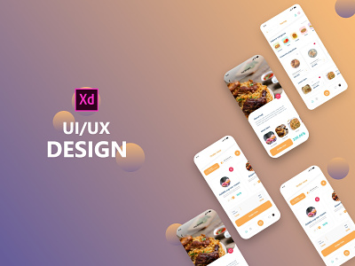 Ui App design app design creative design food app food app design graphic design landing page mobile app design ui ui ux ux web web design website design